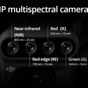 4x Multispectral Imaging Cameras – 5MP G/R/RE/NIR