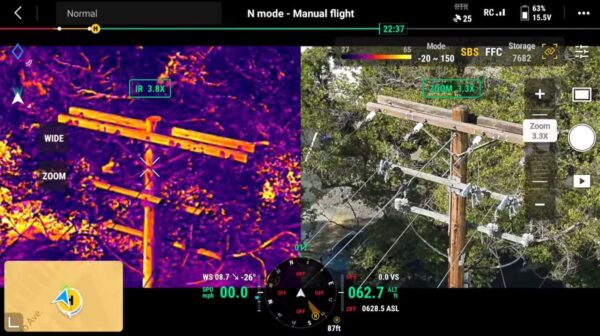 Thermal and RGB Images side by side